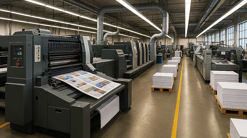 moderne Druckerei