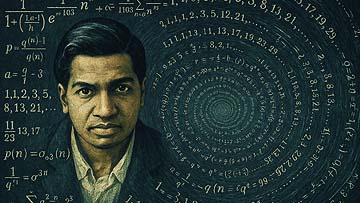 Srinivasa Ramanujan und Zahlen
