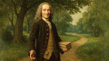 Voltaire im Garten
